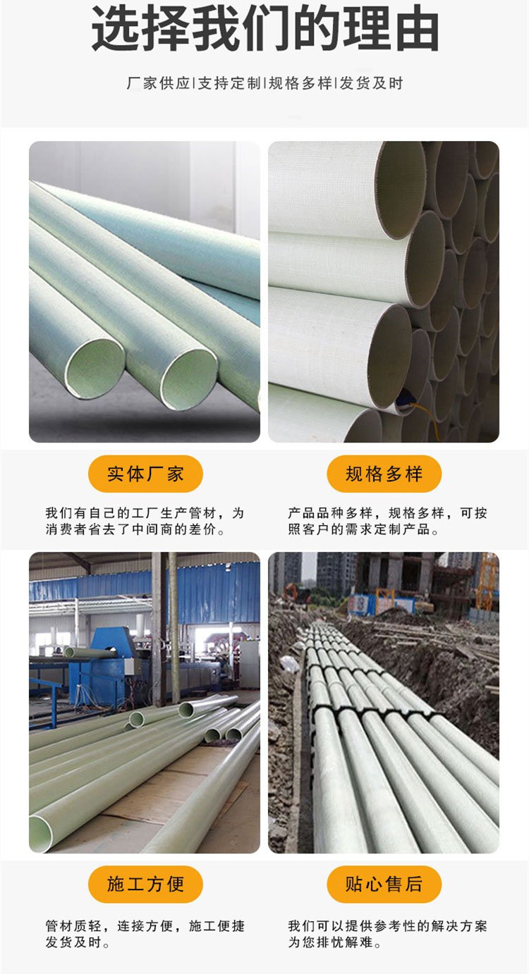 臺州市玻璃鋼電力電纜保護管廠家批發
